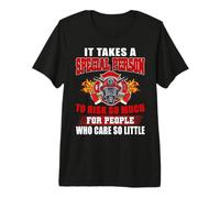 It Takes A Special Person Firefighter Fireman Firefighters Maglietta Premium