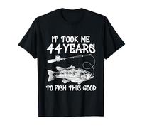 It Took Me 44 Anni Compleanno Pesca Vintage 44 Anni Regalo Maglietta