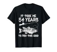 It Took Me 54 Anni Compleanno Pesca Vintage 54 Anni Regalo Maglietta