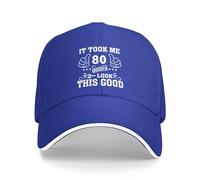 It Took Me 80 Years To Look Good Donna Uomo Cappello Trucker Regolabile Berretto da Baseball Moda Snapback cap per Estivo Tennis Pesca
