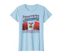 IT TV Mini Series The Dancing Clown Maglietta, Donna, Celeste, 3XL