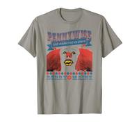 IT TV Mini Series The Dancing Clown Maglietta, Uomo, Ardesia, 3XL