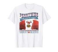 IT TV Mini Series The Dancing Clown Maglietta, Uomo, Bianco, 5XL