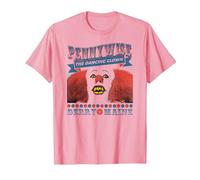 IT TV Mini Series The Dancing Clown Maglietta, Uomo, Rosa, 3XL