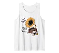 It Was A Graveyard Smash Camicia Vintage Gramophone Skull Canotta