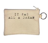 It was All A Dream Portamonete Portachiavi Beige
