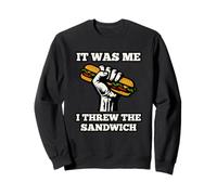 It Was Me I Threw The sandiwch, Free DC Protest Fist Humor Felpa