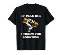 It Was Me I Threw The sandiwch, Free DC Protest Fist Humor Maglietta