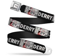 `It Welcome To Derry Title Logo Full Color White - 1.0`` Seatbelt B... ACC NUOVO