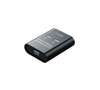 IT-Well USB Printer HUB 2 Port Printing Switcher Box 2 Input 1 Output Cable Splitter for 2 Computers Share Printer Black