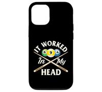 It Worked In My Head - Giocatore di biliardo con 8 palline Custodia per iPhone 12/12 Pro