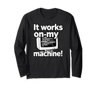 It Works On My Machine Funny Programmer Developer Coding Maglia a Manica