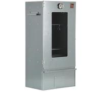 ITA Affumicatore 7002 - Armadio per affumicare Premium in Acciaio Inossidabile - 3 Ripiani 81 cm - Finestra visiva - qualità Made in EU Direttamente dal Produttore - Fumatore per affumicatura