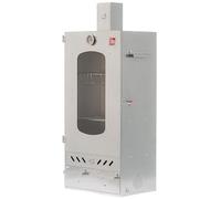 ITA Affumicatore 7012 - Armadio per affumicare premium con 3 ripiani - Acciaio legato, con finestra visiva e camino di scarico - Qualità Made In EU Direttamente dal produttore