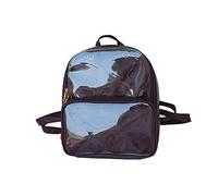 Ita Bag - Zaino con finestra trasparente, colore: nero, nero