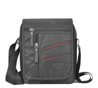 ITA Borsa Borsello Uomo Tracolla Regolabile Medio Nylon Nero OR&MI 713 - 821