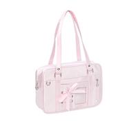 Itabag Borsa da donna bella borsa a tracolla trasparente casual con allacciatura a tracolla stile giapponese borsa per pin display bella itabag con finestra trasparente casual tracolla allacciatura a