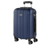 ITACA - Valigia Bagaglio a Mano 55x40x20 - Trolley Bagaglio a Mano, Trolley Cabina, Valigie, Trolley 55x40x20, Marino