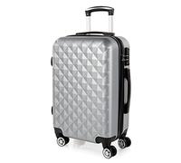 ITACA - Valigia Bagaglio a Mano 55x40x20 - Trolley Bagaglio a Mano, Trolley Cabina, Valigie, Trolley 55x40x20, Argento