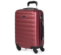 ITACA - Valigia Bagaglio a Mano 55x40x20 - Trolley Bagaglio a Mano, Trolley Cabina, Valigie, Trolley 55x40x20, Granata