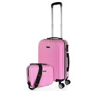 ITACA - Valigia Bagaglio a Mano 55x40x20 - Trolley Bagaglio a Mano, Trolley Cabina, Valigie, Trolley 55x40x20, Rosa