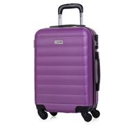ITACA - Valigia Bagaglio a Mano 55x40x20 - Trolley Bagaglio a Mano, Trolley Cabina, Valigie, Trolley 55x40x20, Viola