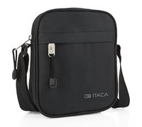 ITACA - Borsa Uomo - Borsa a Tracolla Uomo. Borsello Uomo Tracolla - Marsupio Uomo Tracolla in Poliéster - Borsa Tracolla Uomo con Cinturino Regolabile, Nero