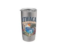 Itaca che prende la lunga strada a casa Odissea Mitologia greca Bicchiere termico in acciaio inox doppia parete