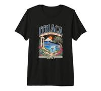 Itaca Che Prende la Lunga Strada a casa Odissea Mitologia Greca Maglietta Premium