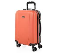 ITACA - Valigia Bagaglio a Mano 55x40x20 - Trolley Bagaglio a Mano, Trolley Cabina, Valigie, Trolley 55x40x20, Corallo-Antracite