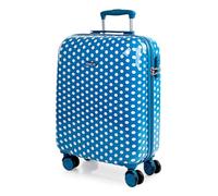 ITACA - Trolley Bambina Rigido Colorato Valigia Bambina Viaggio Trolley Bimba Cabina Trolley Bagaglio A Mano Bambina Resistente Leggera, Bagaglio a Mano Ryanair. Lucchetto a Combinazione, Blu