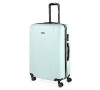 ITACA - Valigia 23Kg da stiva capiente Valigia rigida XL con ruote silenziose Trolley Grande Rigido leggero ideale per viaggi lunghi con Lucchetto a combinazione, Verde menta
