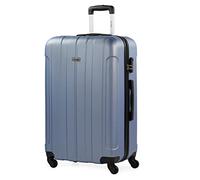 ITACA - Valigia 23Kg da stiva capiente Valigia rigida XL con ruote silenziose Trolley Grande Rigido leggero ideale per viaggi lunghi con Lucchetto a combinazione, Malva