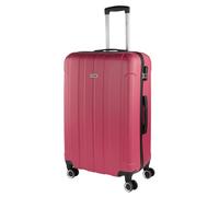ITACA - Valigia Grande Rigida Viaggio Rigide. Trolley Grande con 4 RuoteDoppie Girevoli. Materiale ABS Valigia Rigida Grande Resistente e Leggero TSA, Fragola