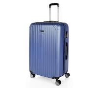 ITACA - Valigia Grande Rigida Viaggio Rigide. Trolley Grande con 4 RuoteDoppie Girevoli. Materiale ABS Valigia Rigida Grande Resistente e Leggero TSA, Blu zaffiro