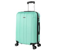ITACA - Valigia Media da Viaggio Rigide. Trolley Medio con 4 Ruote. Materiale ABS Valigia Media Rigida in Offerta Resistente e Super Leggero - Valigia 20 kg Lucchetto TSA, Menta