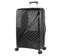 ITACA - Valigia Grande da Viaggio Rigide. Trolley Grande con 4 Ruote. Materiale PP Valigia Rigida Grande Resistente e Super Leggero - Robusta Valigia Grande Rigida XXL TSA, Nero
