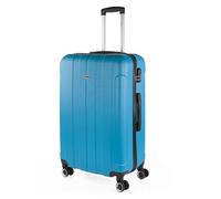 ITACA - Valigia Grande da Viaggio Rigide. Trolley Grande con 4 Ruote Materiale ABS Valigia Rigida Grande Resistente e Super Leggero - Robusta Valigia Grande Rigida XXL 771170, Turchese