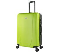 ITACA Valigia Grande Rigida Viaggio Rigide, Trolley Grande con 4 RuoteDoppie Girevoli, Materiale ABS Valigia Rigida Grande Resistente e Leggero Tiber, Pistacchio-Antracite, L