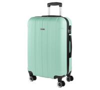 ITACA - Valigia Media da Viaggio Rigide. Trolley Medio con 4 Ruote. Materiale ABS Valigia Media Rigida in Offerta Resistente e Super Leggero - Valigia 20 kg Lucchetto TSA, Menta