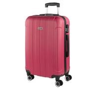 ITACA - Valigia Media da Viaggio Rigide. Trolley Medio con 4 Ruote. Materiale ABS Valigia Media Rigida in Offerta Resistente e Super Leggero - Valigia 20 kg Lucchetto TSA, Fragola