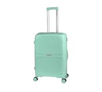 ITACA - Valigia Media da Viaggio Rigide. Trolley Medio con 4 Ruote Materiale PP Valigia Media Rigida in Offerta Resistente e Super Leggero - Robusta Valigia 20 kg TSA, Menta