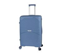 ITACA - Valigia Media da Viaggio Rigide. Trolley Medio con 4 Ruote Materiale PP Valigia Media Rigida in Offerta Resistente e Super Leggero - Robusta Valigia 20 kg TSA, Celeste