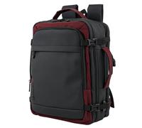 ITACA - Zaino Bagaglio A Mano compatto per viaggi aerei Valigia Bagaglio A Mano leggera e pratica ideale per cabine delle principali compagnie low cost., Granata