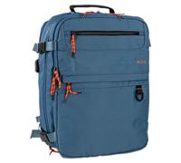 ITACA - Zaino Bagaglio A Mano compatto per viaggi aerei Valigia Bagaglio A Mano leggera e pratica ideale per cabine delle principali compagnie low cost., Blu