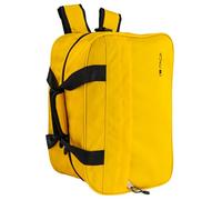 ITACA - Zaino bagaglio a mano compatto per viaggi aerei valigia bagaglio a mano leggera e pratica ideale per cabine delle principali compagnie low cost. Compatibile con Ryanair, Senape