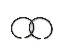ITACO 2 PCS Piston Anelli Anello Set per Tanaka TBC-250PF TBC-260PF TBC-265 Active Big 3.2 Husqvarna 26 Alpina VIP 25-30 33mm x 1.5mm - Rep 04101601200 Brushcutter Trimmer Chainsaw Engine