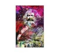 ITADGF Karl Marx - Poster su tela per la decorazione della camera da letto, motivo: Marxismo e comunismo (30 x 45 cm)