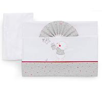 Set lenzuola lettino completo 3 pz BEAR Grey 15 20 108