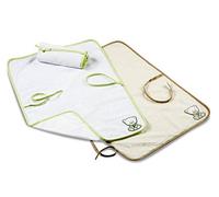 Italbaby Bamboo roller Pad da viaggio per il cambio, bianco